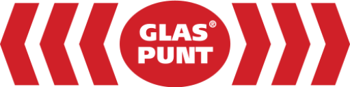 Het logo van Glaspunt B.V., uw glaszetter voor in Breda